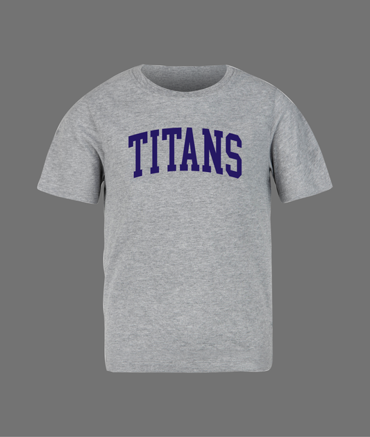 New Titans Letter Tee - Navy Design