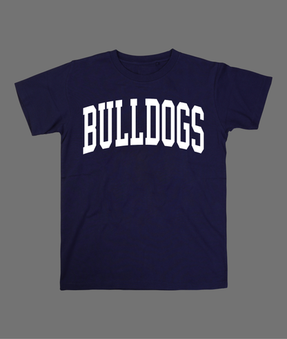 New Bulldogs Letter Tee - White Design