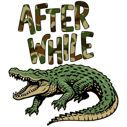 See Ya Later Gator Camo Tee - Gildan