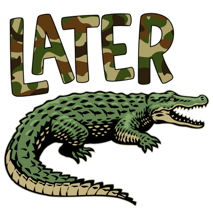 See Ya Later Gator Camo Tee - Gildan